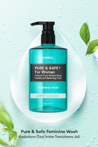 Kadınlara Özel İntim Temizleme Jeli Kundal Feminine Cleanser 300ml Pitonchid