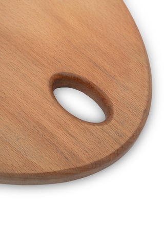 Yekpare Masif Ahşap Sunum Tahtası Kesme Tahtası Kayın Medium 6