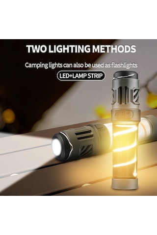 El Feneri Led Kamp Işık Sivrisinek Kovucu Siyah