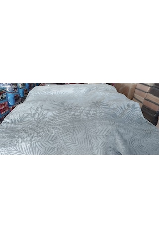 Aslan Desenli /çift Kişilik/ Lüx Battaniye/ 3 Kg / Modern / Şık / Çeyizlik Gri