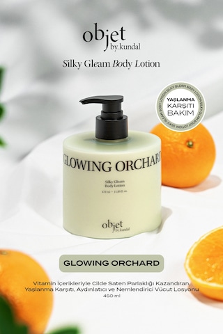 Yaşlanma Karşıtı Saten Bitişli Vücut Losyonu Kundal Silky Gleam Body Lotion Glowing Orchard