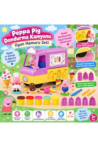 Dondurma Kamyonu Oyun Hamuru Seti Sarı