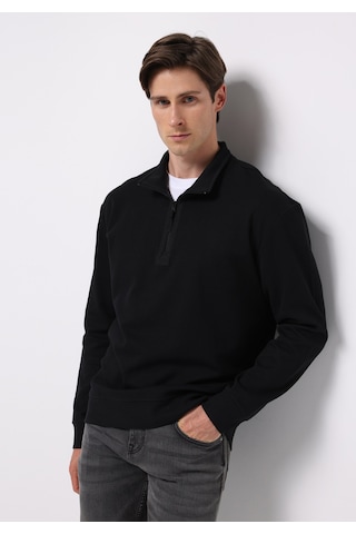 Colin's Colins Comfort Fit Erkek Siyah Sweatshirt Cl1076495 Q1.v2 Blk Siyah