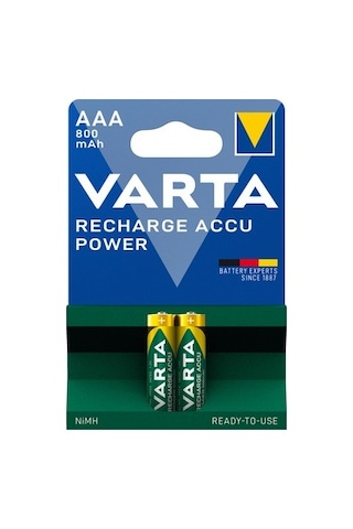 2'li 800mah Aaa Şarj Edilebilir Pil Seti