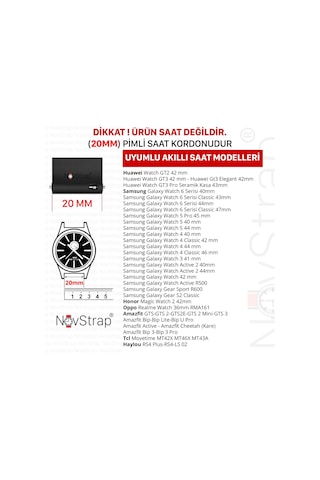 Novstrap Tcl Movetime Mt42x Mt46x Mt43a İle Uyumlu Kordon 20mm Lansman Kumaş Silikon Kayış
