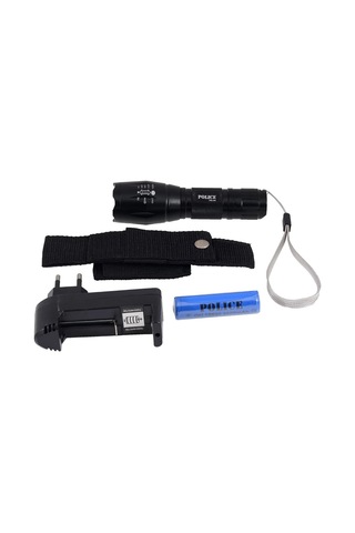 Ps-44 Cree T6 Led El Feneri, Yüksek Işık Gücü Ve Zoom Özelliği İle Profesyonel Aydınlatma Sunar. 186 Çok Renkli