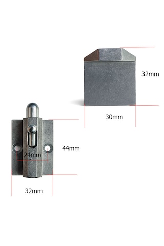 Ayrıntıshop Sürgülü Cam Balkon Ve Sürme Cam Kapı İç Metal Kilit Metal