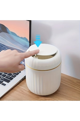 Maoyaya Mini Çöp Kovası - Renkli Pp Malzemeden, 1'li Pres Tipi - Dayanıklı Çok Renkli