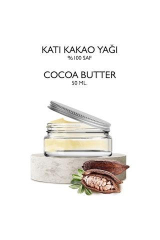 Katı Kakao Yağı 50 Ml. Saf Kakao Yağı Cocoa Butter Diğer