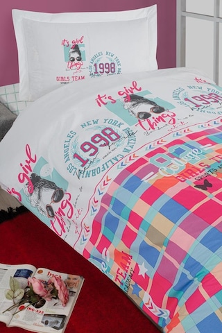 Ranforce Genç Nevresim Takımı Deff Kırmızı