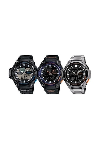 Casio Sgw 450 Uyumlu Siyah Silikon Saat Kordonu