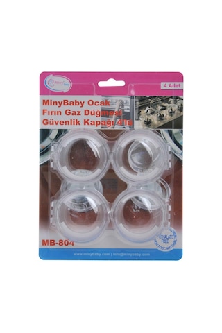 Miny Baby Ocak Fırın Gaz Düğmesi Güvenlik Kapağı 4 Adet