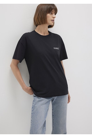 Mavi - Mavi Logo Baskılı Siyah Tişört 1611309-900 Siyah