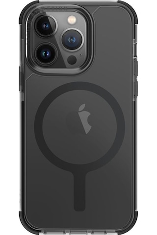 Apple Uyumlu iPhone 15 Pro Max Kılıf Combat Serisi Üç Katmanlı Magsafe Özellikli Magclick Koruyucu Kapak Black