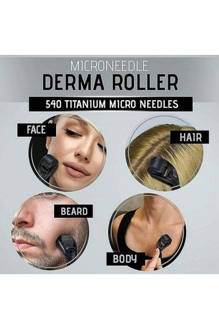 Yifomall 1.5mm Mikro İğneli Yüz Ve Sakal Rulosu - Cilt Bakımı Ve Kıl Uzaması İçin Evde Kullanım