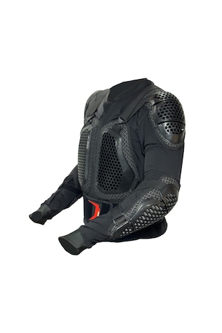 Forte Gt Body Armor Motosiklet Vücut Koruma Zırhı Full Koruma Siyah