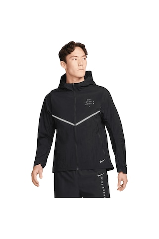 Nike Repel Run Division Transitional Erkek Koşu Ceketi Koşu Ceketi Siyah