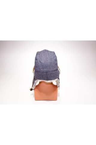 Yetişkin Kürklü Kayak Şapkası Gri  Cruising Yünlü  Wedze Meridyen Gri