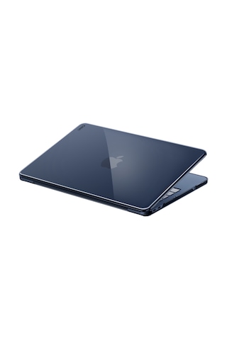 Macbook Neo 13 İnç A3404 Uyumlu Vero Kapak Şeffaf Premium Renk Tonları Ve Klavye Koruyucu 2'li Set Lacivert