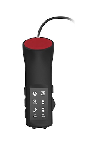 Fosenze Araba Direksiyon Kontrol Butonu 8 Tuşlu Işıklı Ekranlı Universal Android Multimedya Sistemi Uyumlu Siyah Abs+pc