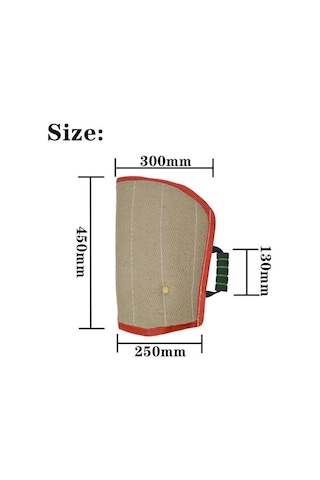 Sones Kırmızı Dimi Jüt Eğitim Köpek Isırık Kol Açık Kol Koruyucu Evcil Hayvan Ürünleri