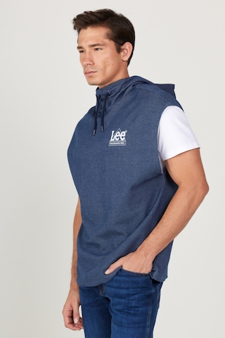 Lee Regular Fit Normal Kesim Kapüşonlu Sıfır Kol Erkek Lacivert Sweatshirt L231252410 Lacivert