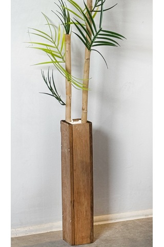 Yapay Çiçek Saksılı Çiçek Dekoratif Saksılık 100 Cm 2150