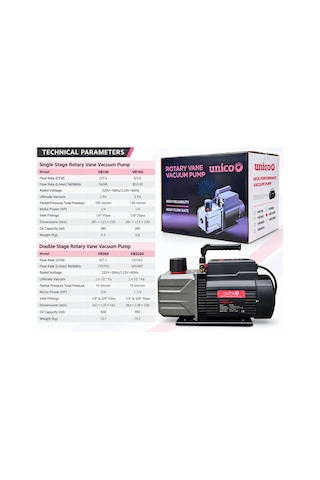 Unıco Vb260 Vakum Pompası Siyah Unıco Vb260 Vakum Pompası Siyah
