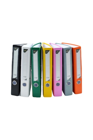 Gen-of Plastik Klasör Dar Kırmızı 10 Lu