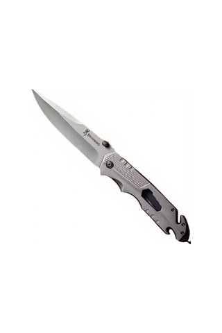 Maiyame 7cr13mov Çelik Bıçak, 58hrc Sertlik, Taşra Etkinlikleri İçin Çekirdekli, Taşınabilir Outdoor Çakı - Gri Q9