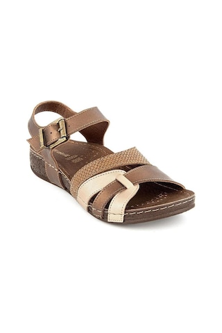 Muya Rhoas 33218-187 Anatomik Taban Kadın Sandalet Bronz 36-40 Bronz