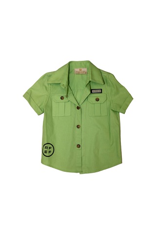 2801 Şort T-shirt Gömlek Takım Yeşil