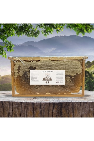 Apimokta Doğal Katkısız Çerçeve Petek Bal 3,5 Kg / Artvin Şavşat Petek Balı