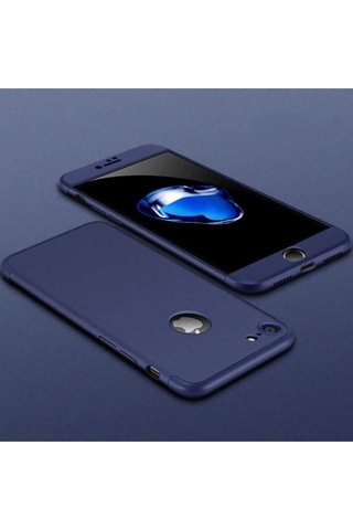 Apple Uyumlu iPhone 6 Plus Kılıf Zore Ays Kapak Lacivert