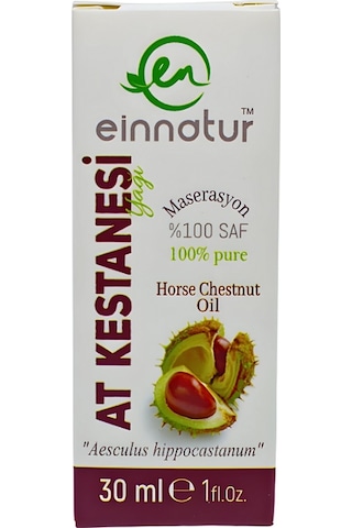 Einnatur At Kestanesi Yağı %100 Saf Zeytinyağında Maserasyon Aesculus Hippocastanum Atkestanesi 30 ML