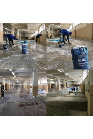 Isonem M03 Su Geçirimsiz Elastik Tamir Harcı 20 Kg Gri