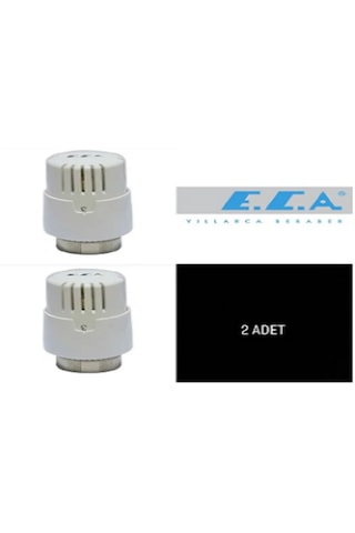 E.c.a Eca Trv4 Termostatik Vana Kafası 2'li Cnk E.c.a Eca Trv4 Termostatik Vana Kafası 2'li Cnk