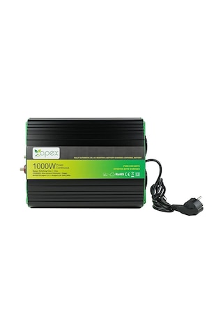 Nps1000-12 Apex 1000w Şarjlı Tam Sinüs İnverter 12v