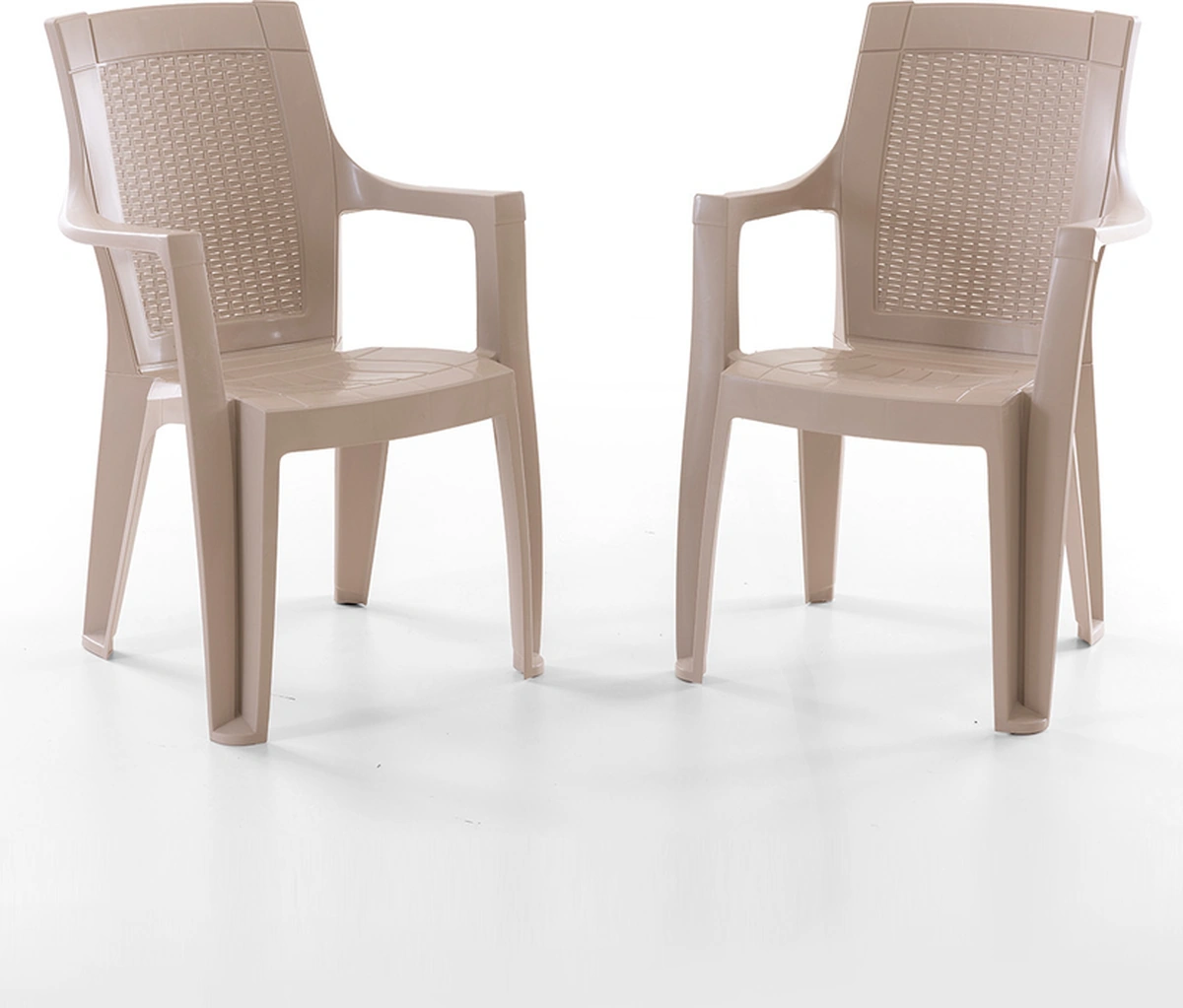 Efes 2 Kişilik Rattan Masa Sandalye Takımı Cappuccino Cappuccino