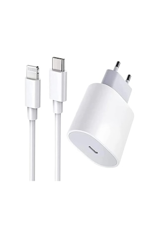 Apple Uyumlu iPhone Tüm Hızlı Şarj Aleti Adaptör+ Kablo 6 7 8 X 11 12 13 14 Pro Max-20watt Lighting