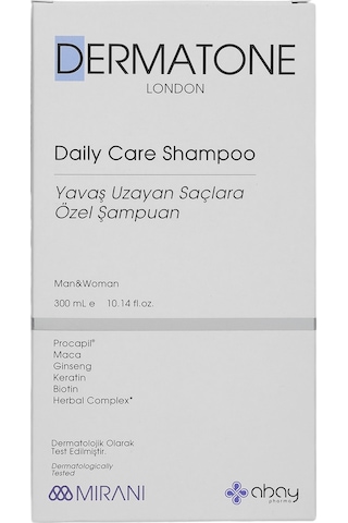 Dermatone For Slow Growing Hair Yavaş Uzayan Saçlara Özel Şampuan 300 ML