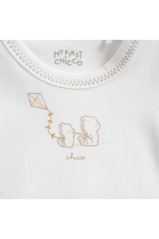 Chicco Bebek 2li Kısa Kollu Body Set 09101599000000 000033 Beyaz