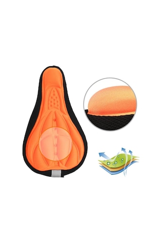 Bisiklet Yumuşak Dolgulu Jel Rahat Koltuk Sele Kılıfı Mavi