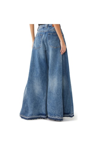 Mrs. Keepa Kısa Paça Kot Pantolon Mavi