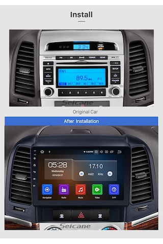 Hyundaı Santafe 2006-2012 Multimedya Navigasyon Usb Kamera Carplayer