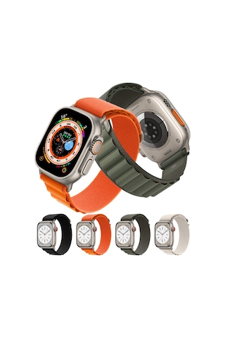 Apple Watch Uyumlu 42mm 44mm 45mm 49mm 1/2/3/4/5/6/se/7/8/ultra Kordon Mountain Loop Kordon