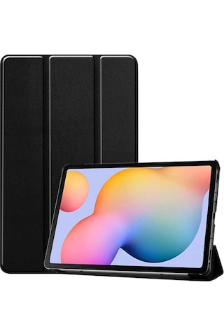 Lenovo Uyumlu M10 Plus Tb-X606F Tablet Kılıf Standlı Smart Arkası Şeffaf