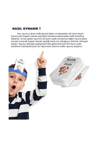 Bil Bakalım Türkçe İngilizce Aile Çocuk Eğlenceli Kutu Oyunu Who
