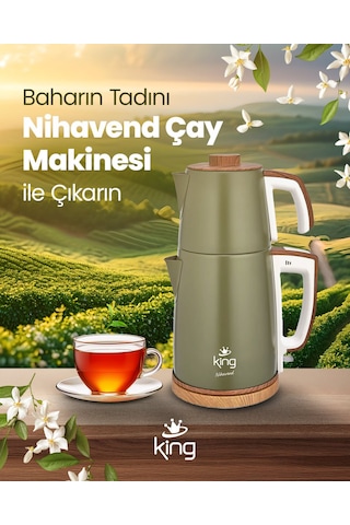 King Nihavend KCM336 1.7 L Çay Makinesi