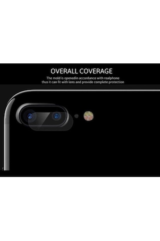 Apple Uyumlu iPhone 7 Plus Zore Kamera Lens Koruyucu Cam Filmi Renksiz
